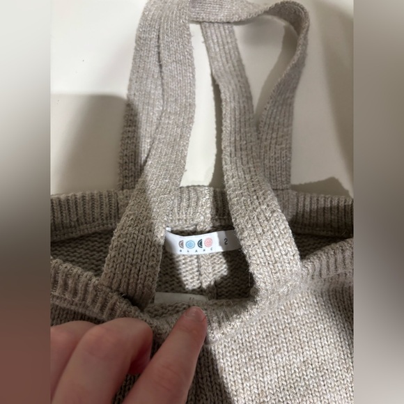 Knit baby shorts overalls 2T small brand - Picture 4 of 5